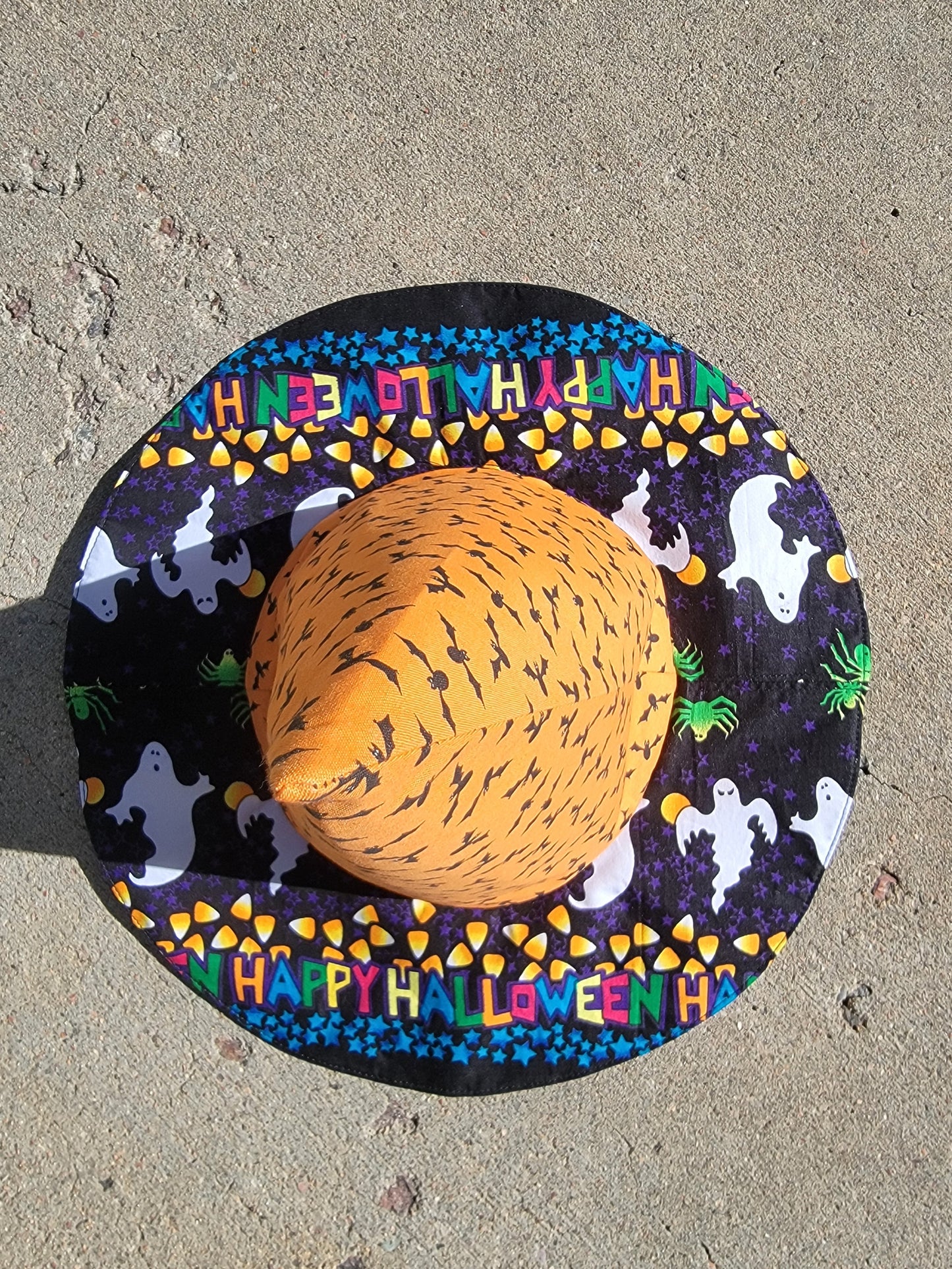 Happy Halloween Witch Hat - Nothing is as it Seams