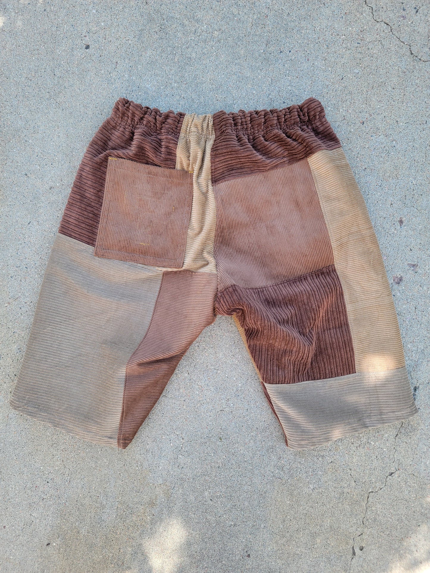 (L) Psilly Questions ??? Patchwork Shorts - Nothing is as it Seams