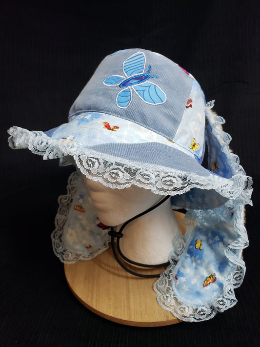 Blue Butterfly Bunny Bucket