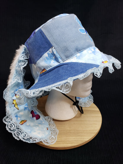 Blue Butterfly Bunny Bucket