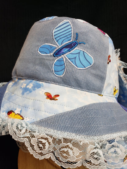 Blue Butterfly Bunny Bucket