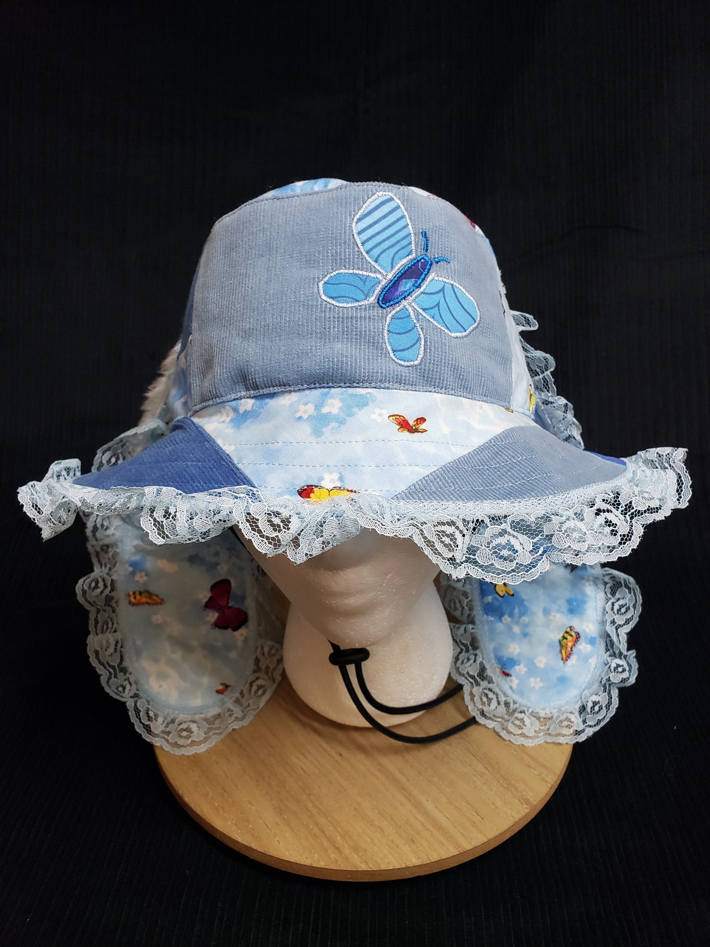 Blue Butterfly Bunny Bucket