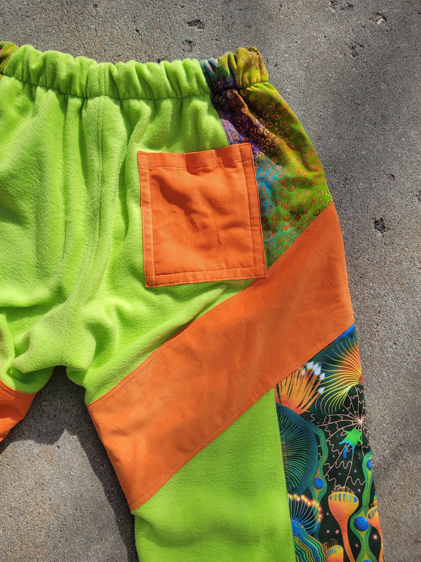 XL Patchwork Cargo Sweats