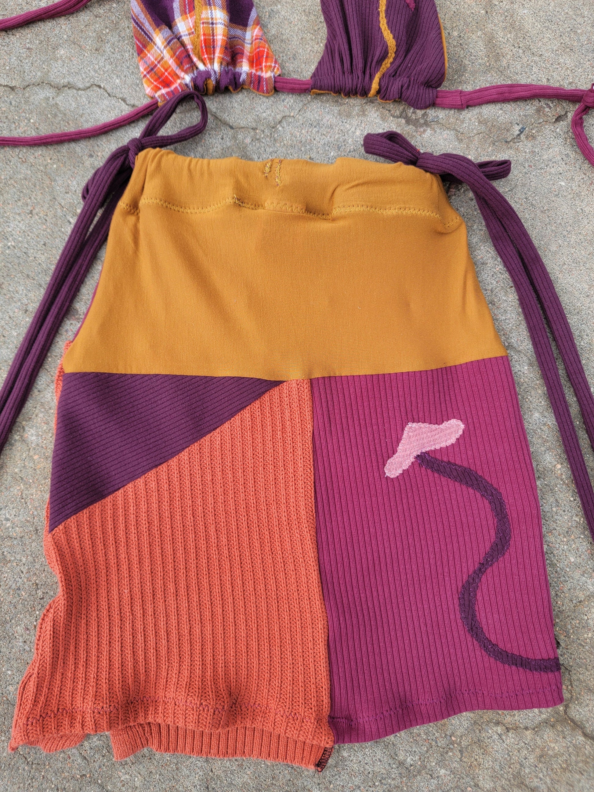 Bikini Top & Mini Skirt - Nothing is as it Seams