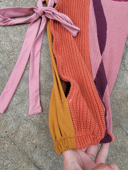 Bikini Top & Patchwork Side - Tie Pants - Nothing is as it Seams