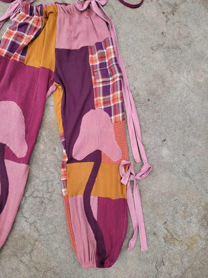 Bikini Top & Patchwork Side - Tie Pants - Nothing is as it Seams
