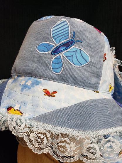 Blue Butterfly Bunny Bucket - Nothing is as it Seams