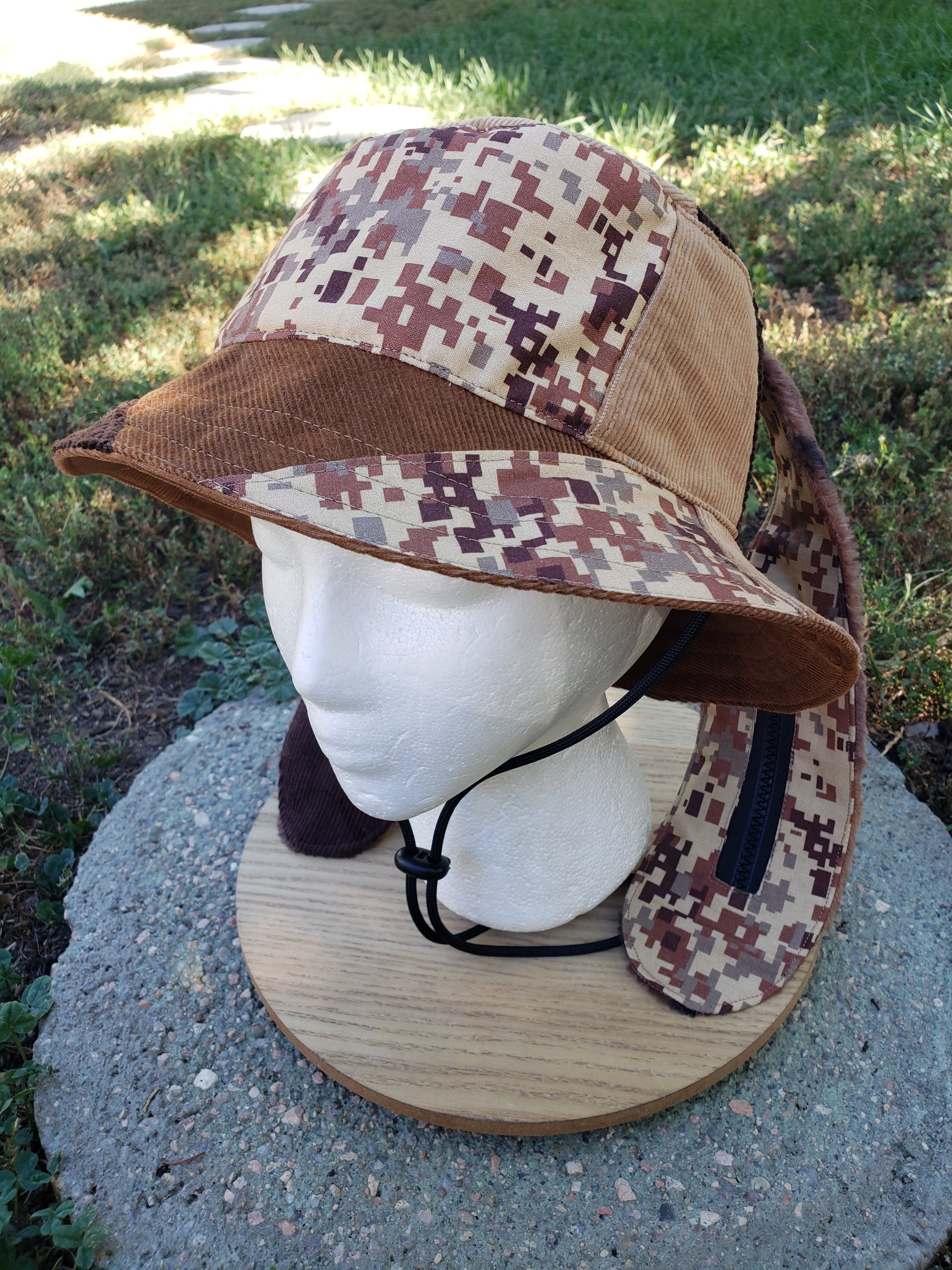 Brown Tactical Bunny Bucket - Nothing is as it Seams