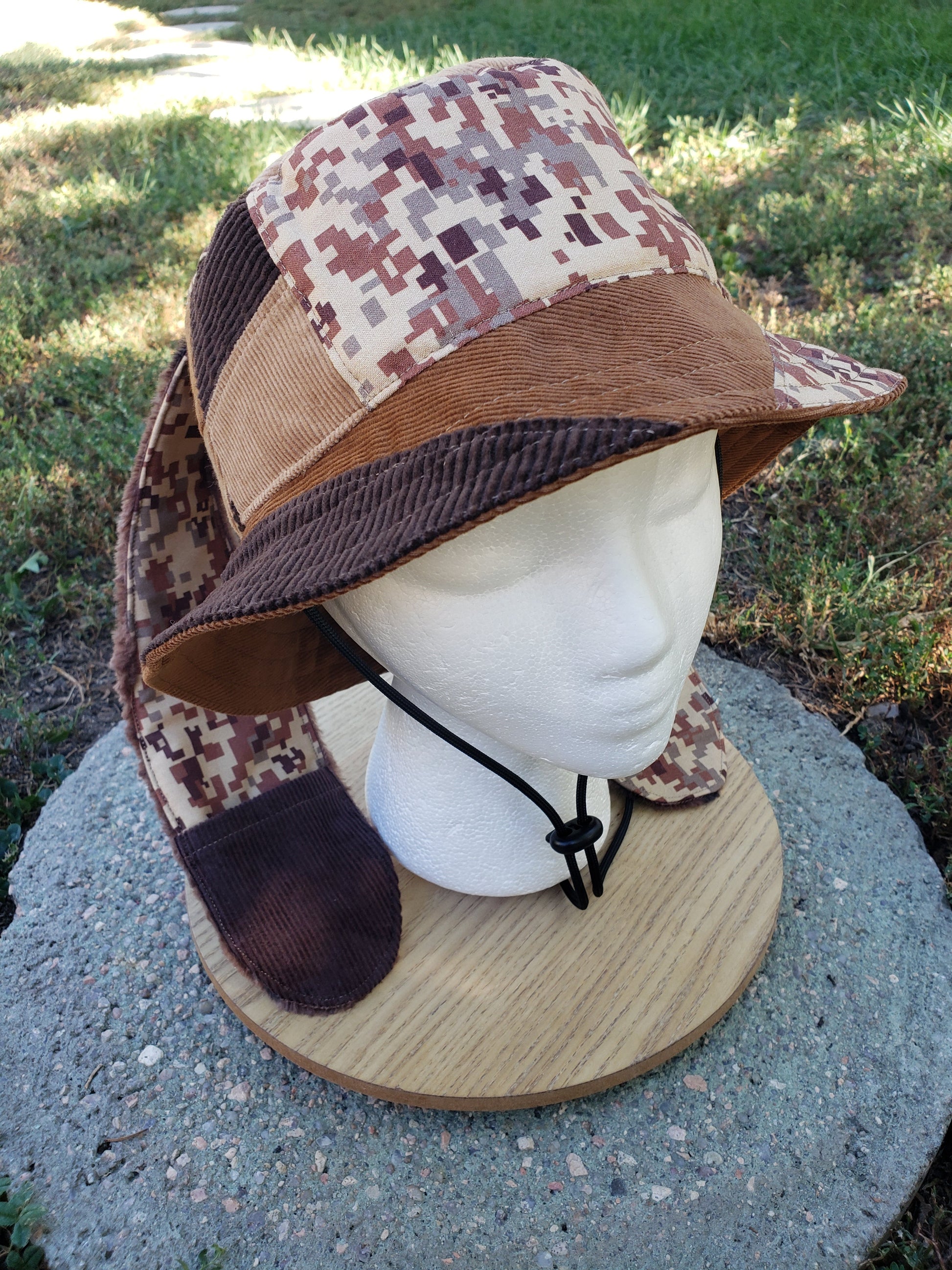 Brown Tactical Bunny Bucket - Nothing is as it Seams