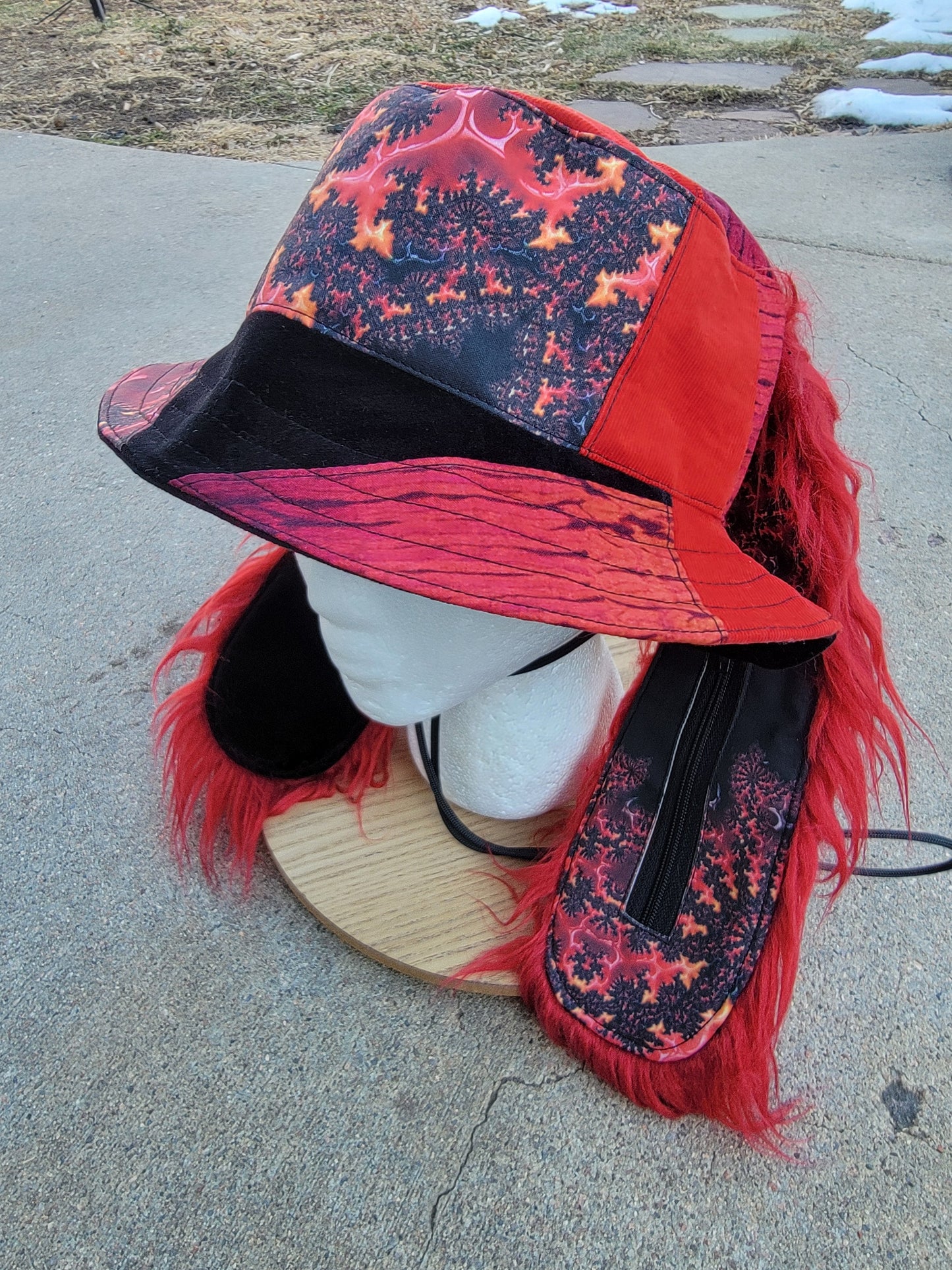 Fiery Fractal Bunny Bucket - Nothing is as it Seams