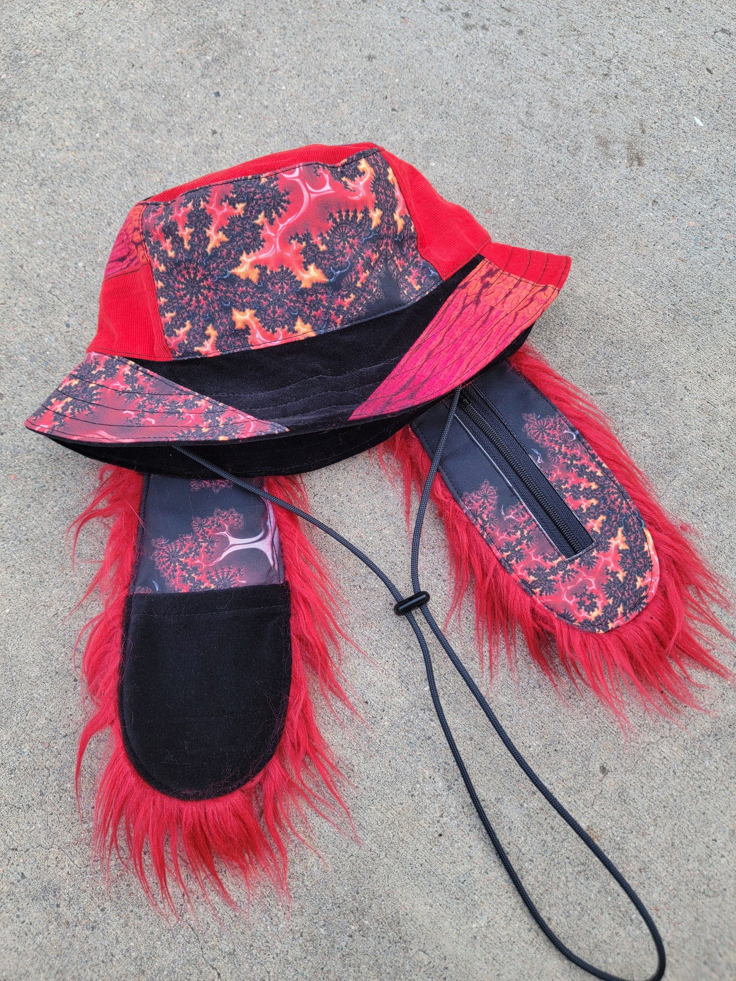 Fiery Fractal Bunny Bucket - Nothing is as it Seams