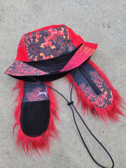 Fiery Fractal Bunny Bucket - Nothing is as it Seams
