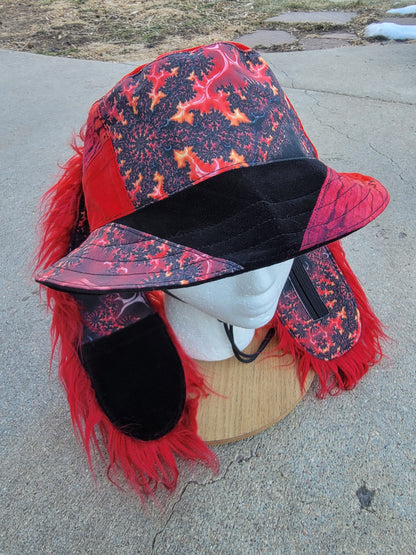 Fiery Fractal Bunny Bucket - Nothing is as it Seams