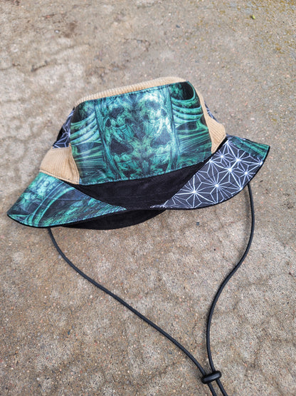(L) Meganueropsis Bucket Hat - Nothing is as it Seams