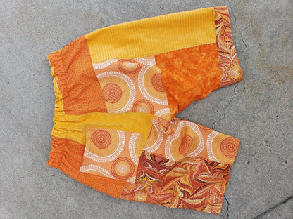 (L) Orange Sunshine Shorts - Nothing is as it Seams