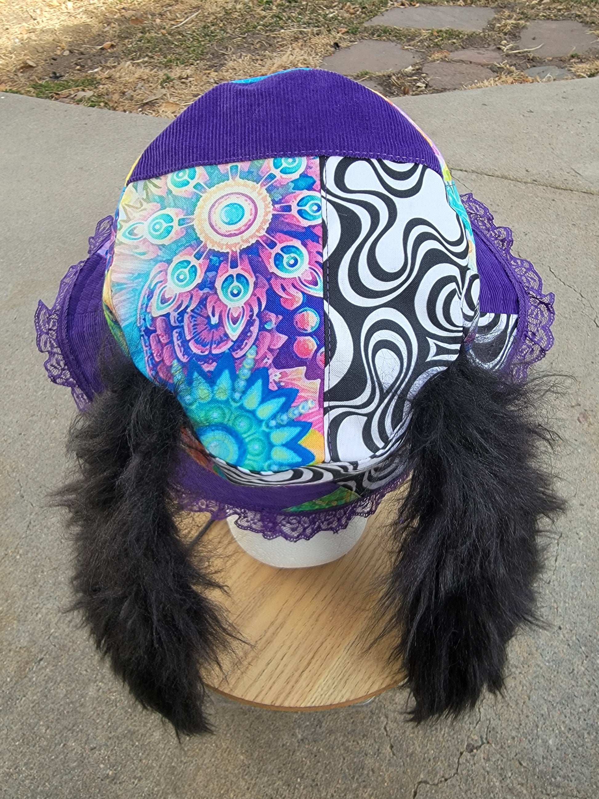 (L) Prismatic Pixels GRIZ Bunny Bucket - Nothing is as it Seams
