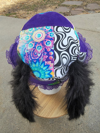 (L) Prismatic Pixels GRIZ Bunny Bucket - Nothing is as it Seams