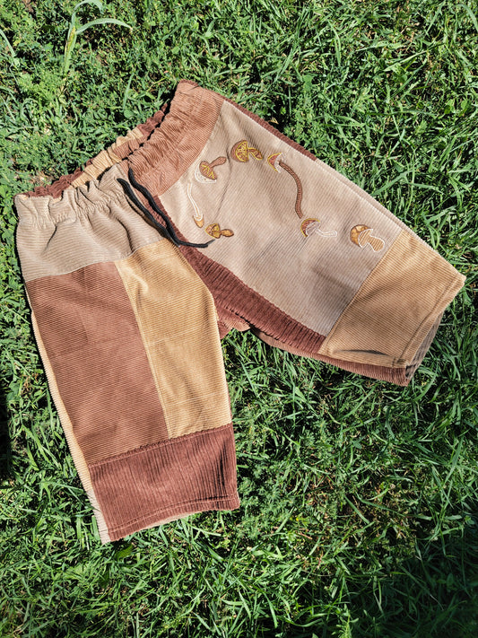 (L) Psilly Questions ??? Patchwork Shorts - Nothing is as it Seams
