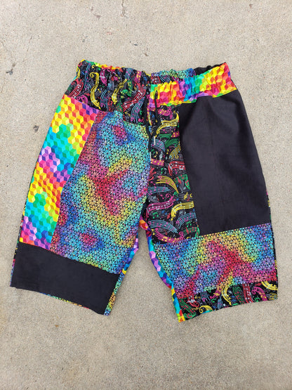 (L) Rhythmic Rainbow Shorts - Nothing is as it Seams