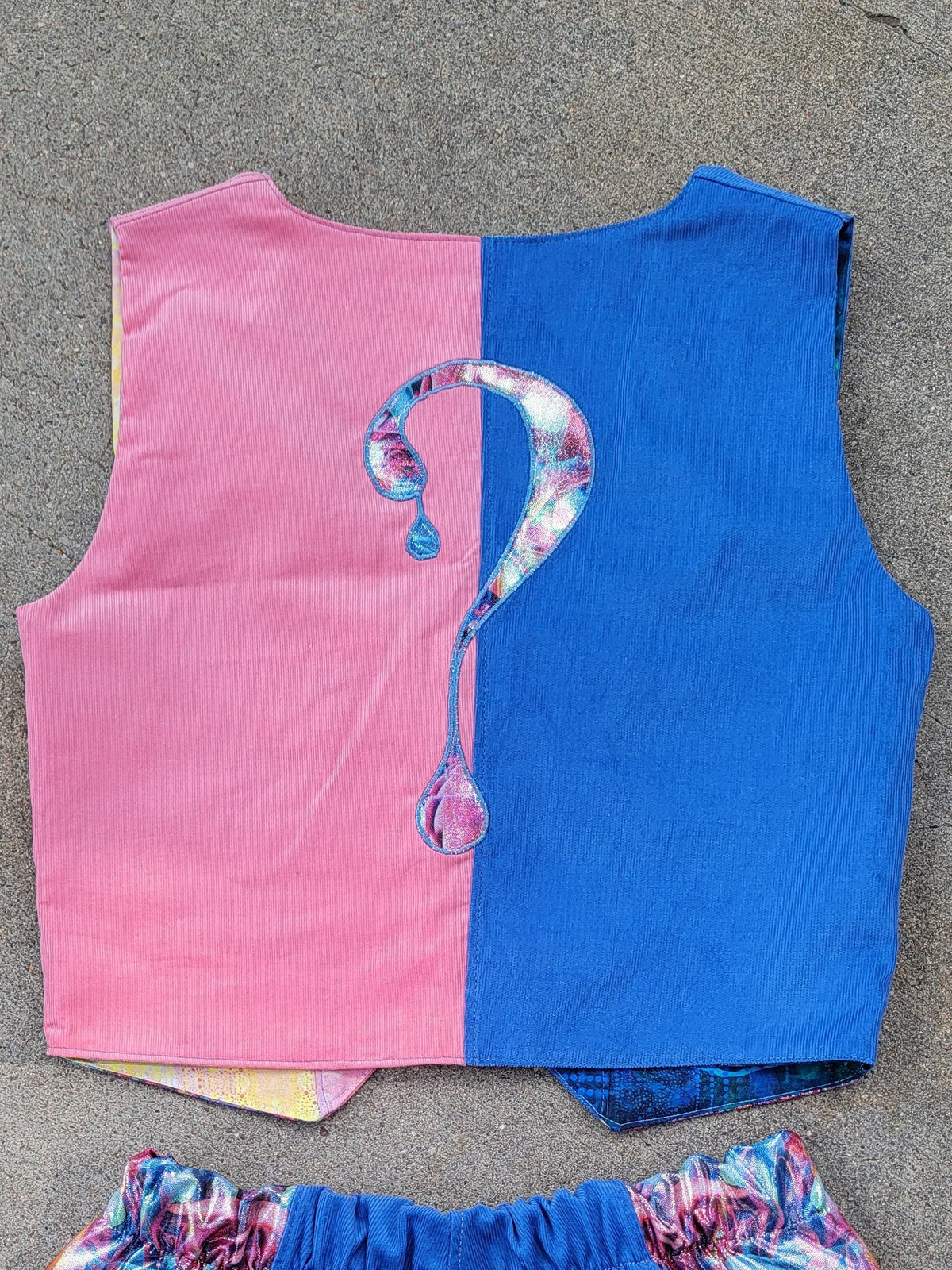Large 'Off to See the Wizard' Dripper Vest - Nothing is as it Seams