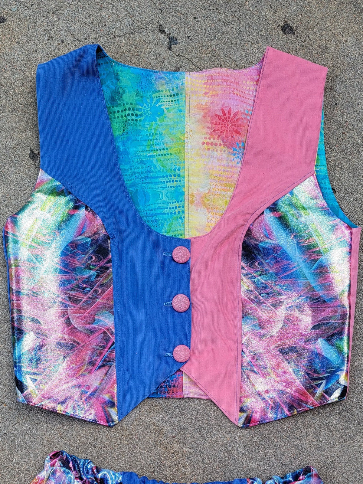 Large 'Off to See the Wizard' Dripper Vest - Nothing is as it Seams