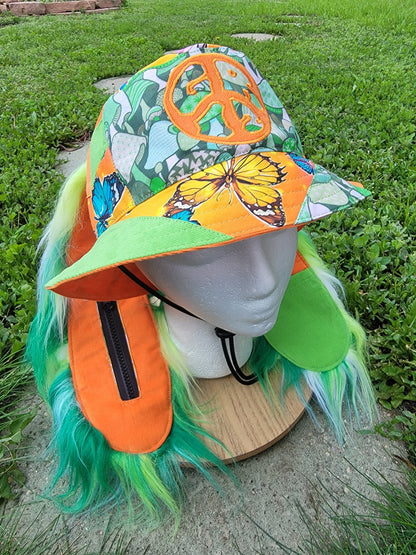 Peace Love & Shrooms GRIZ Bunny Bucket - Nothing is as it Seams