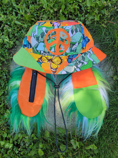 Peace Love & Shrooms GRIZ Bunny Bucket - Nothing is as it Seams