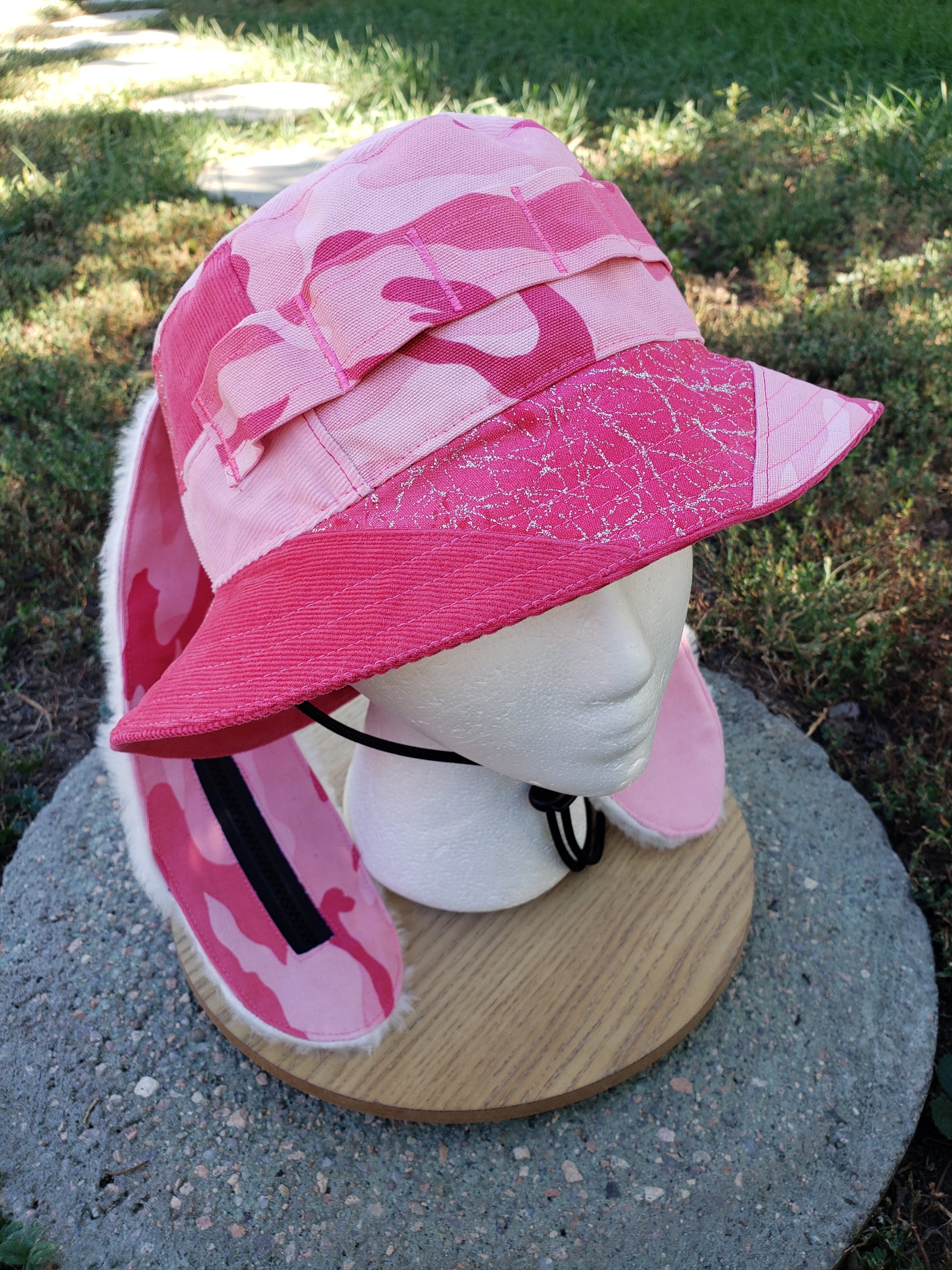 Pink Tactical Bunny Bucket - Nothing is as it Seams