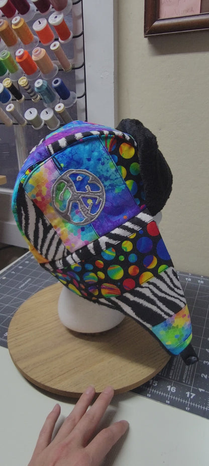 Rainbow Stripe GRIZ Trapper