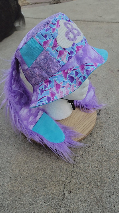 Purple Cloud Hopper Bunny Bucket