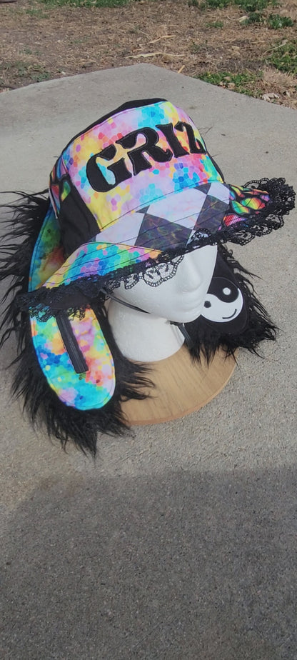 Rainbow Pixel GRIZ Bun