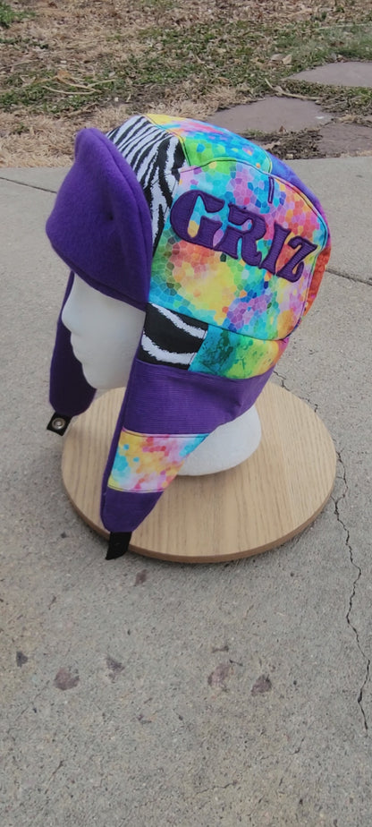 Rainbow Stripe GRIZ Trapper