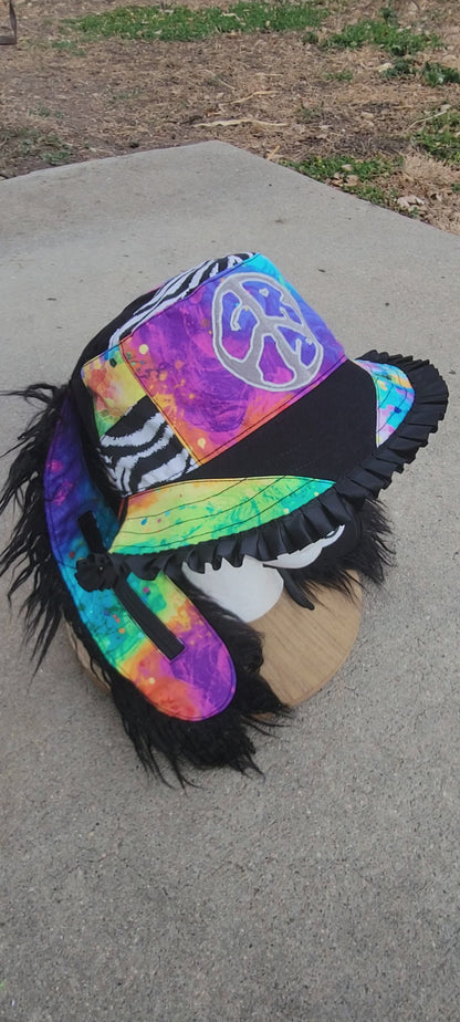 Rainbow Stripe GRIZ Bunny