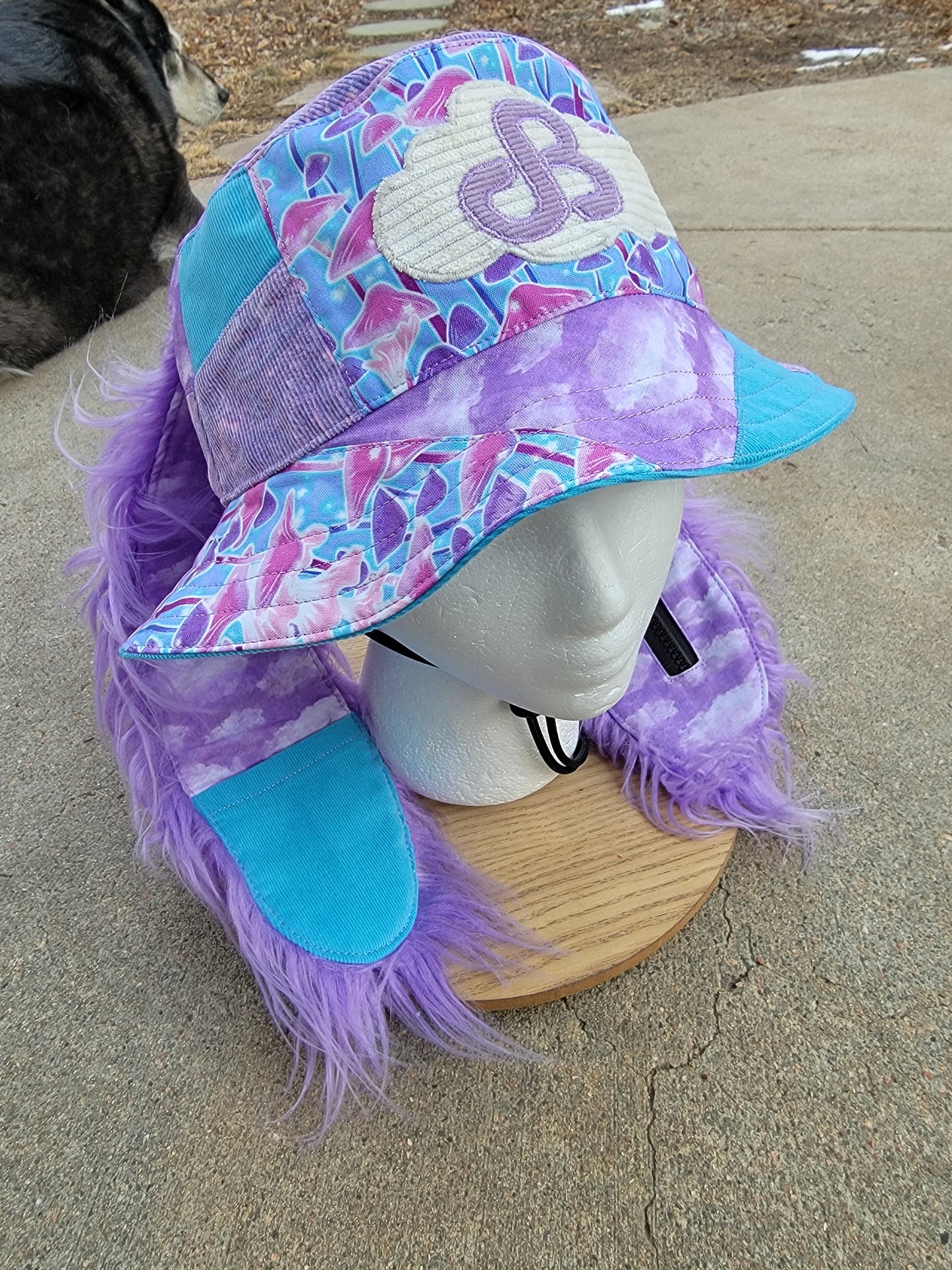 Purple Cloud Hopper Bunny Bucket - Nothing is as it Seams