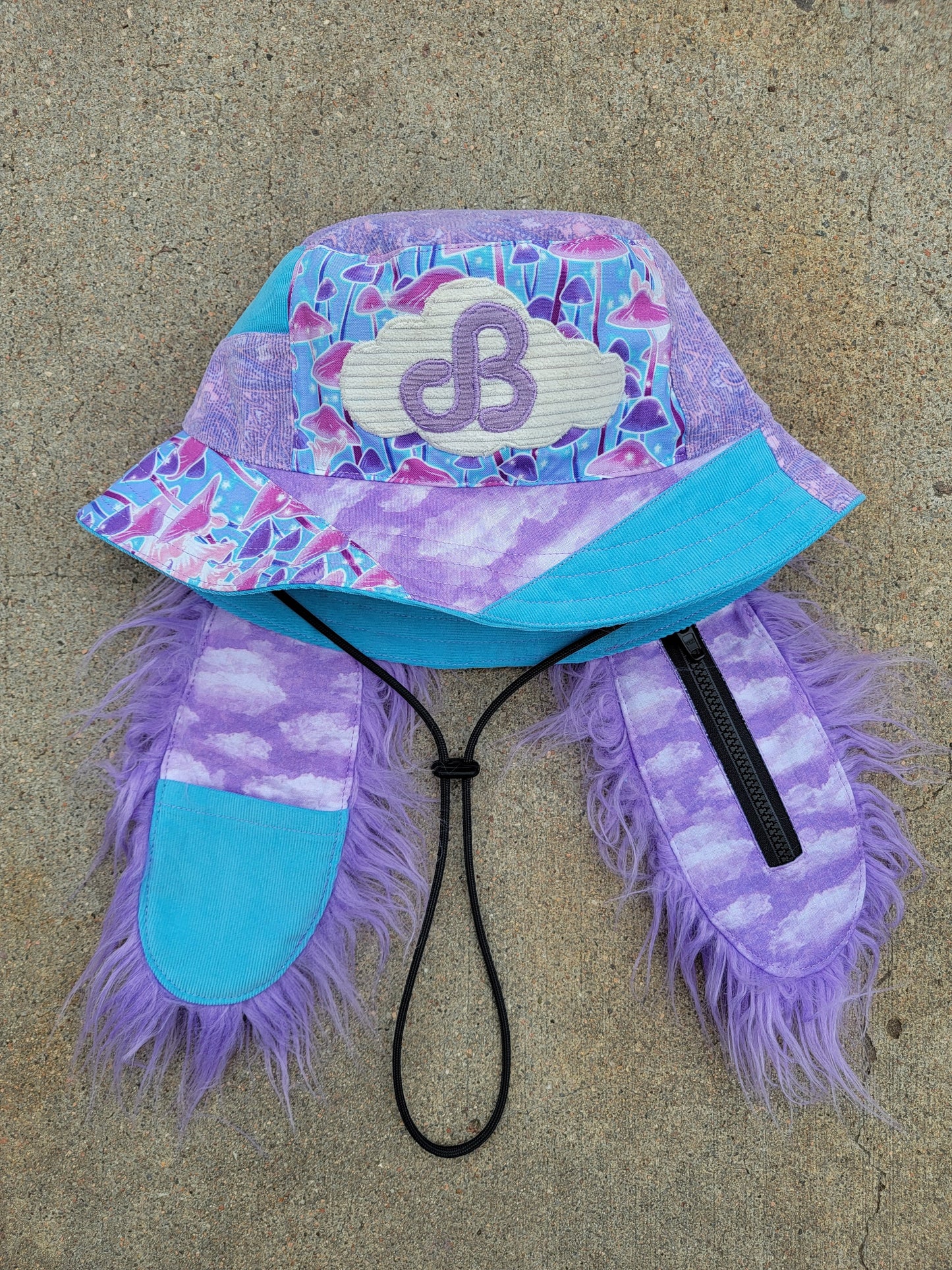 Purple Cloud Hopper Bunny Bucket - Nothing is as it Seams