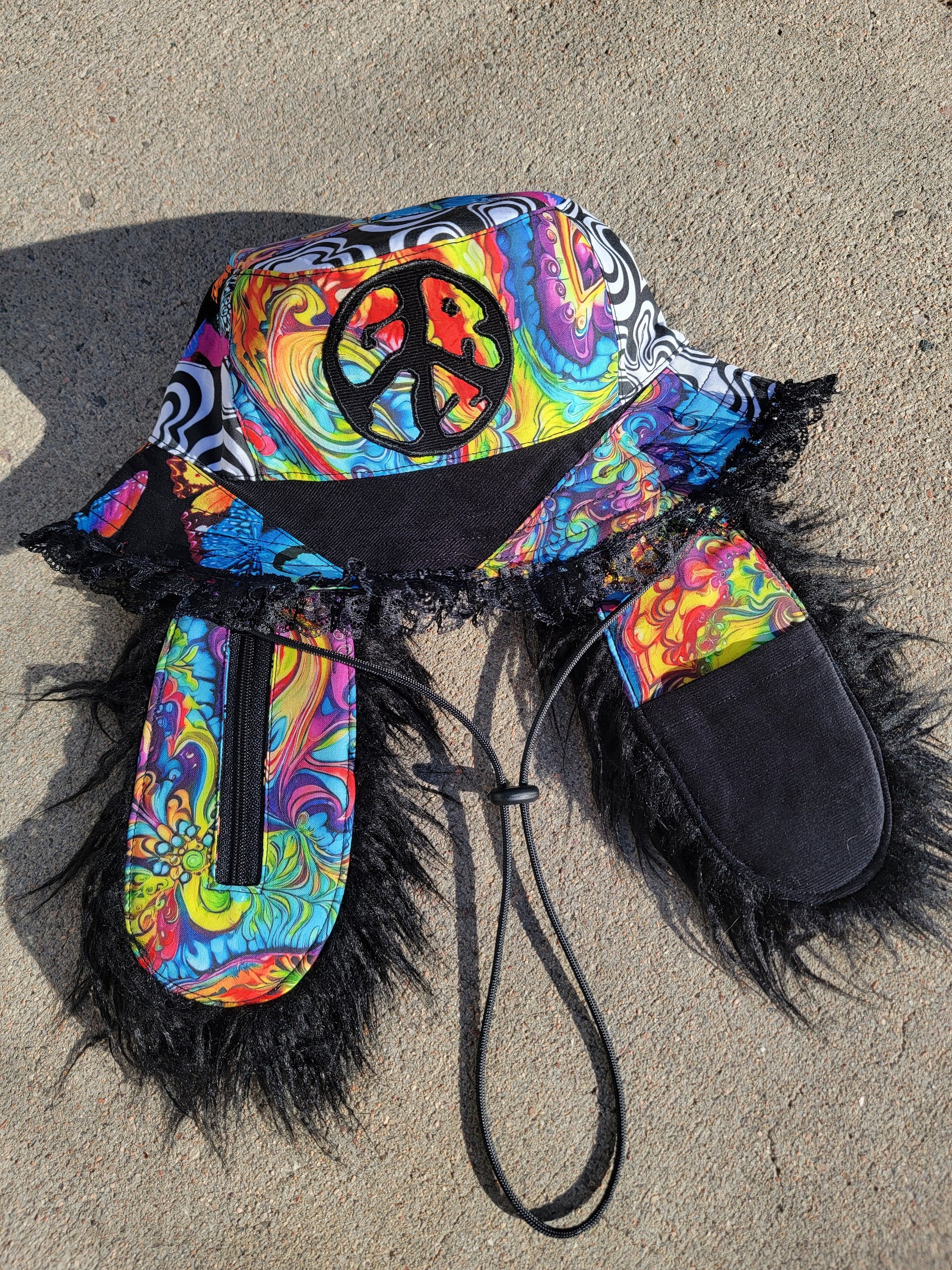 Rainbow Brain GRIZ Bunny Bucket - Nothing is as it Seams
