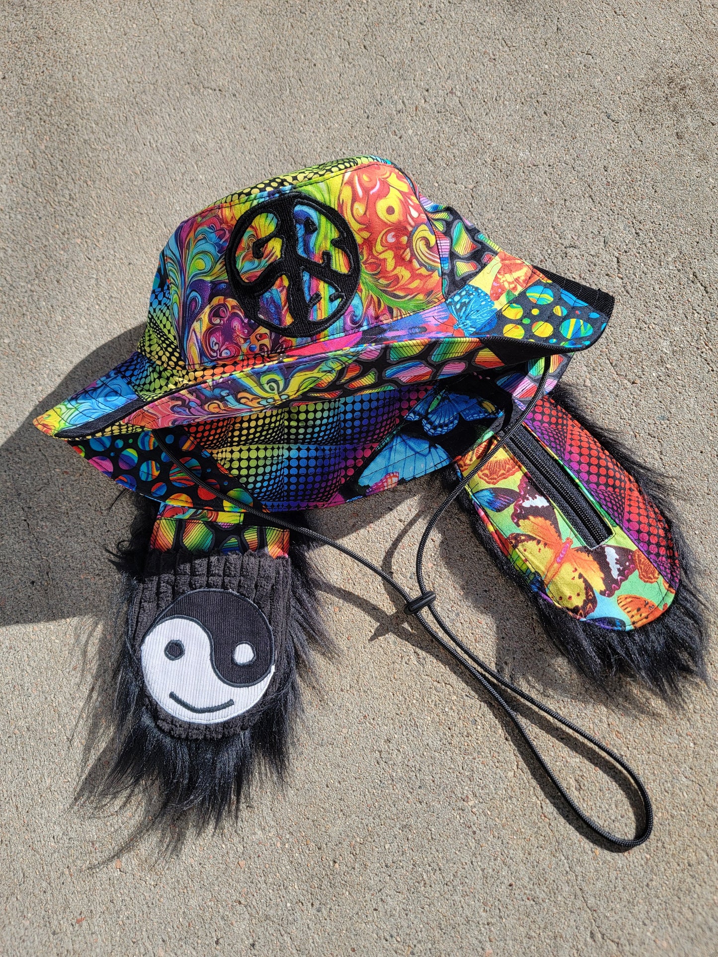 Rainbow GRIZ Sun Bun - Nothing is as it Seams