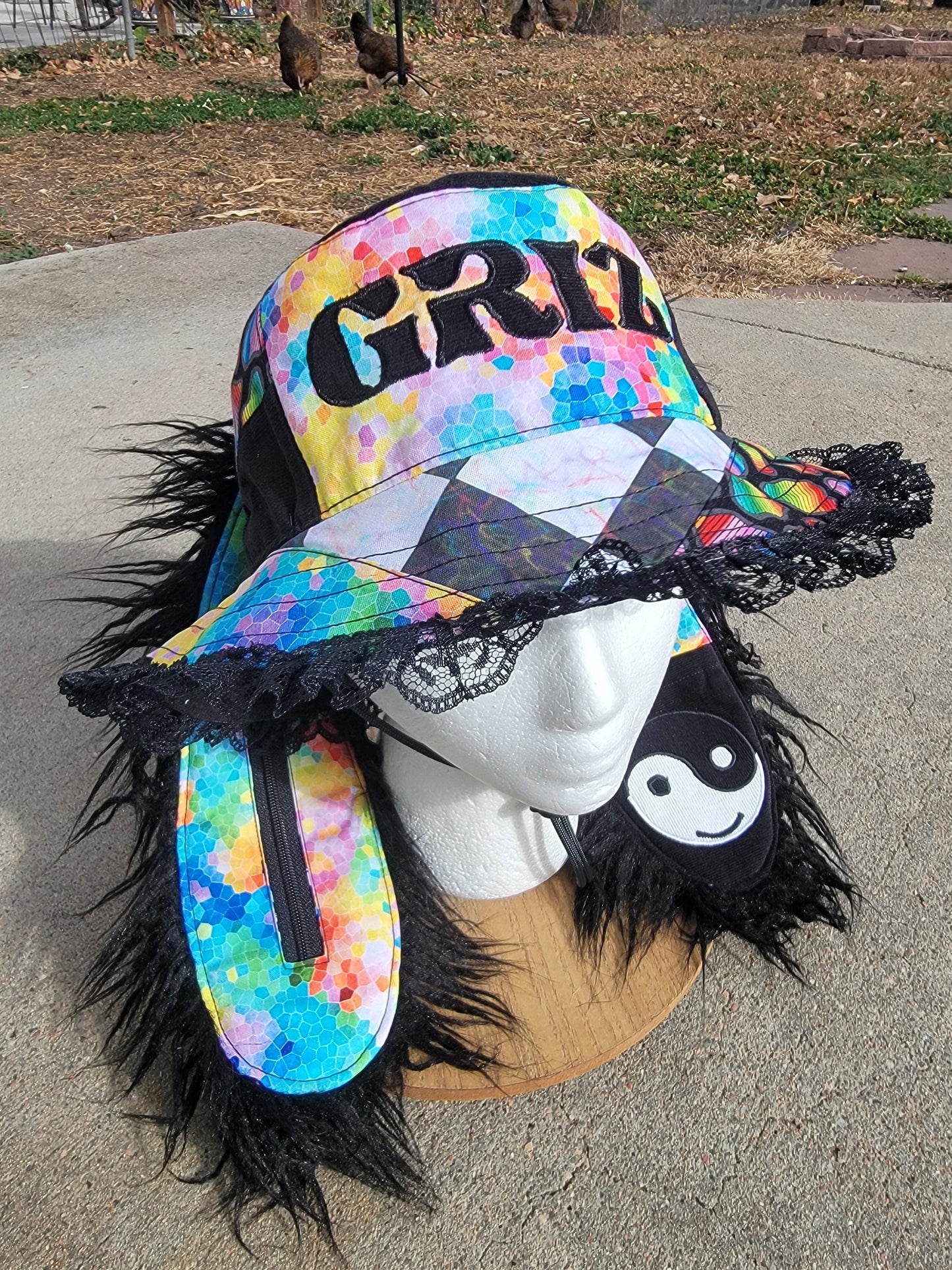 Rainbow Pixel GRIZ Bun - Nothing is as it Seams