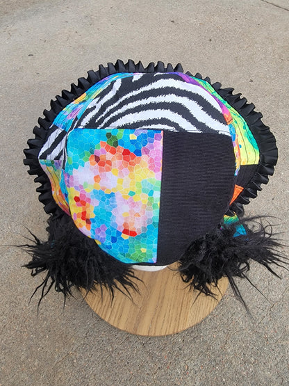 Rainbow Stripe GRIZ Bunny - Nothing is as it Seams