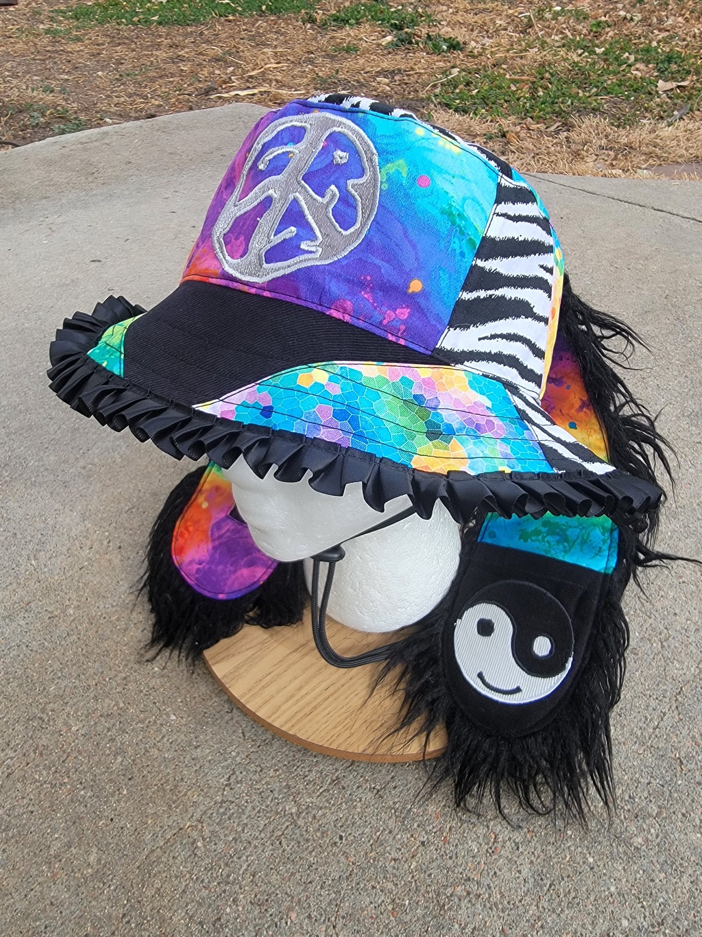 Rainbow Stripe GRIZ Bunny - Nothing is as it Seams