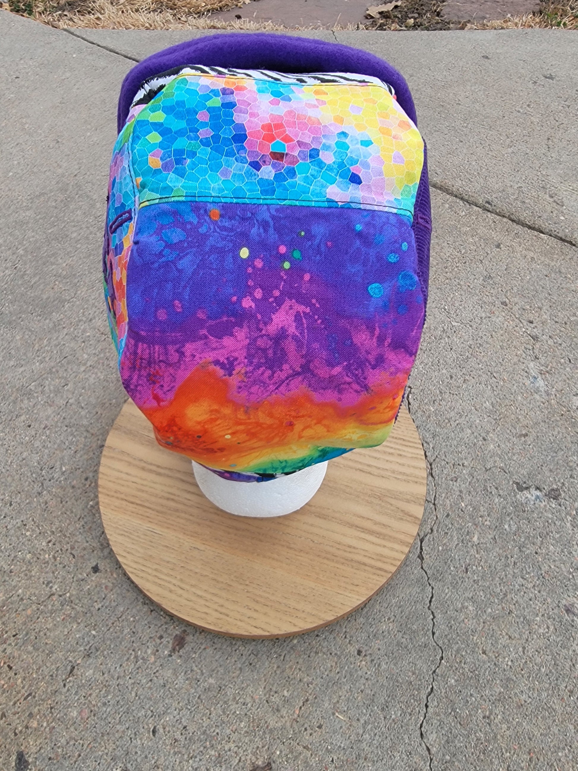 Rainbow Stripe GRIZ Trapper - Nothing is as it Seams