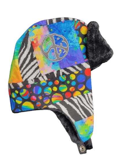 Rainbow Stripe GRIZ Trapper - Nothing is as it Seams