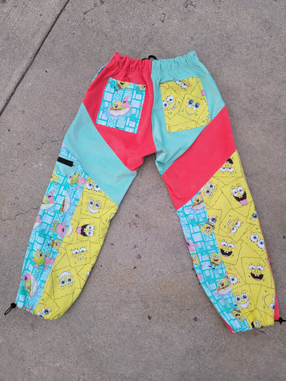 (S) Spongebob Cargo Pants - Nothing is as it Seams