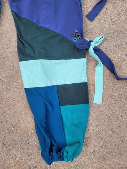 S/M Bikini Top & Patchwork Side-Tie Pants - Nothing is as it Seams