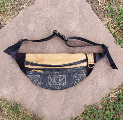 Tan Geo Fanny Pack - Nothing is as it Seams