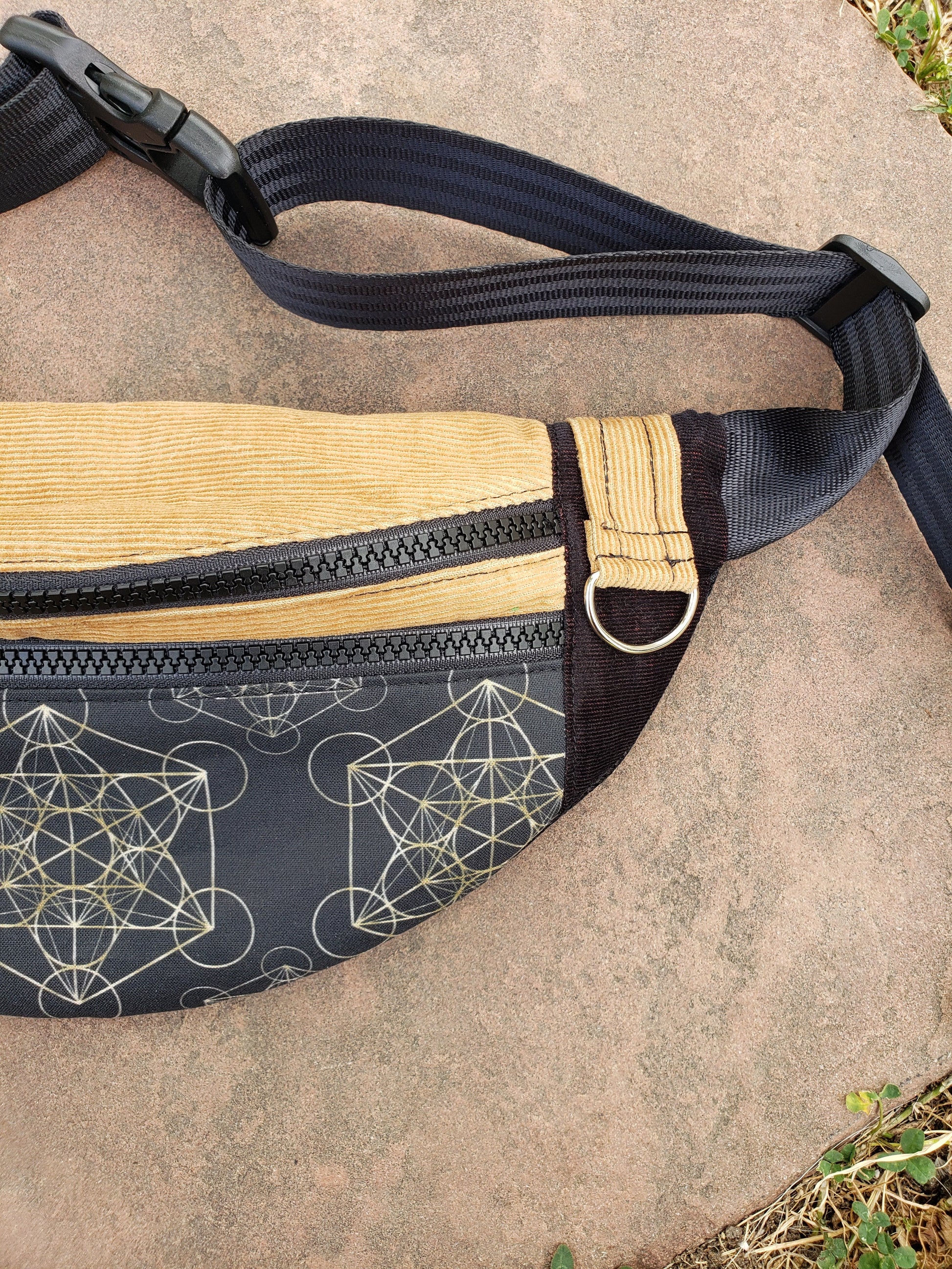 Tan Geo Fanny Pack - Nothing is as it Seams