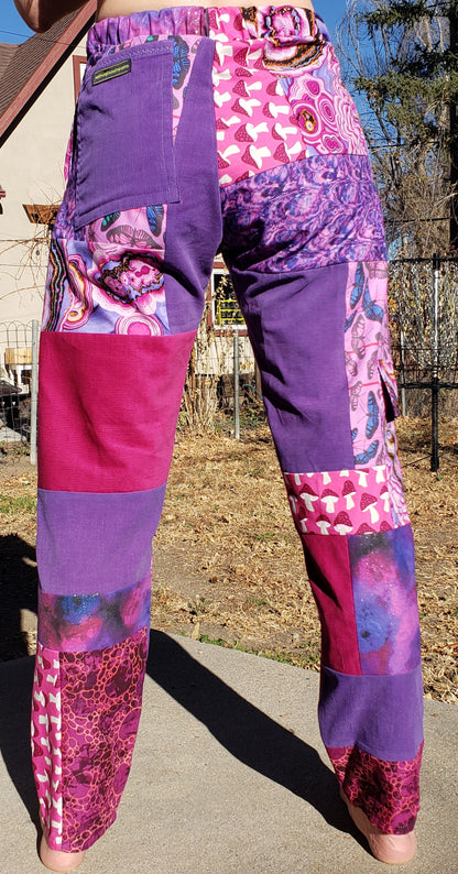 Extra Small Geode Patchwork Pants - Nothing is as it Seams