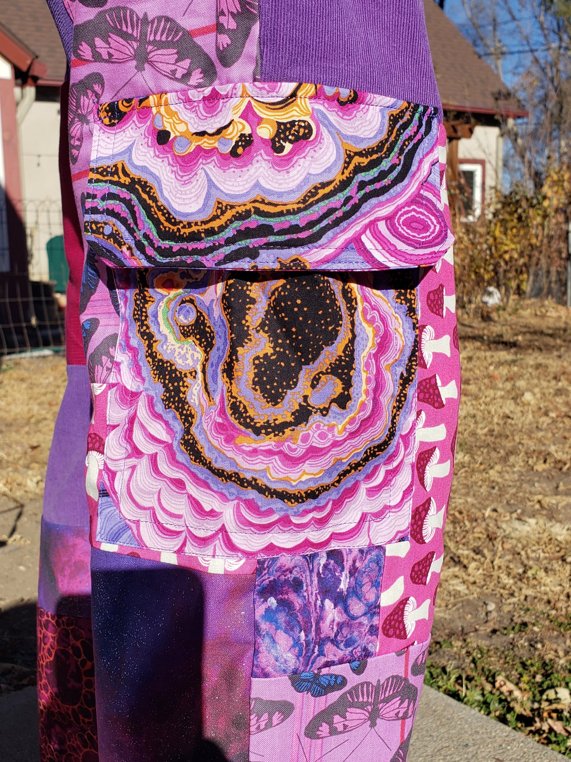 Extra Small Geode Patchwork Pants - Nothing is as it Seams